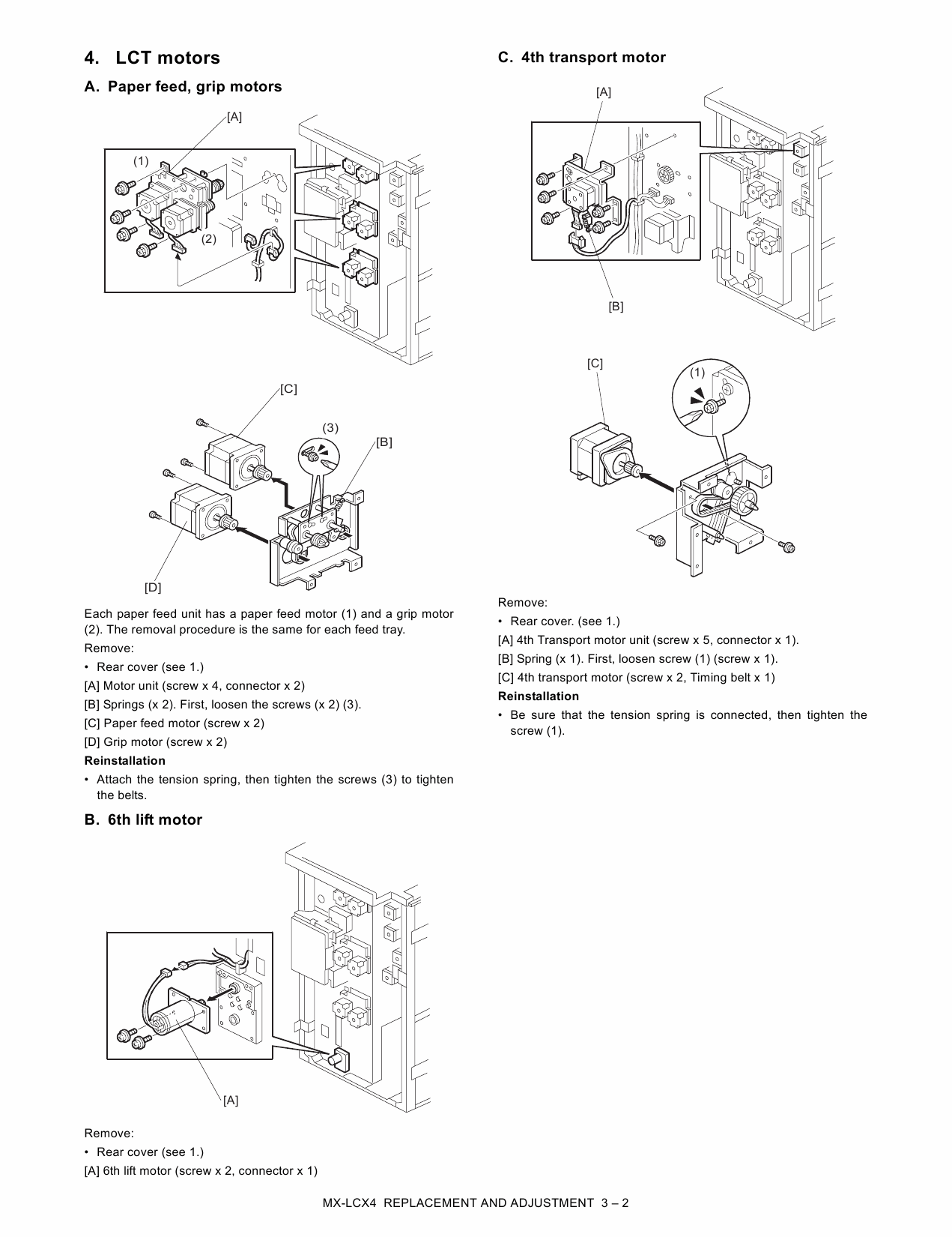 SHARP MX LCX4 Service Manual-3